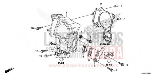 CYLINDRE/ANCHE SOUPAPE SH300AH de 2017